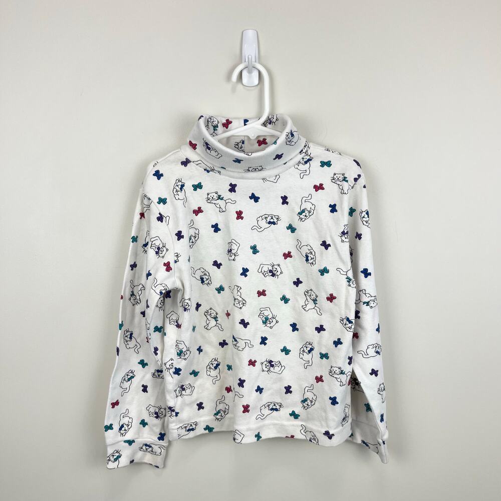 Vintage Prides Landing Kitten Turtleneck Top 6